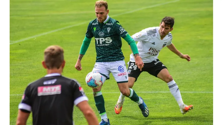 Carlos Rotondi tuvo una buena actuación en el triunfo de Santiago Wanderers ante Colo Colo.