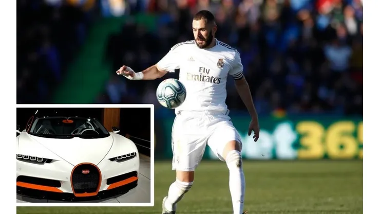 El artillero merengue lució su nuevo coche en redes sociales.