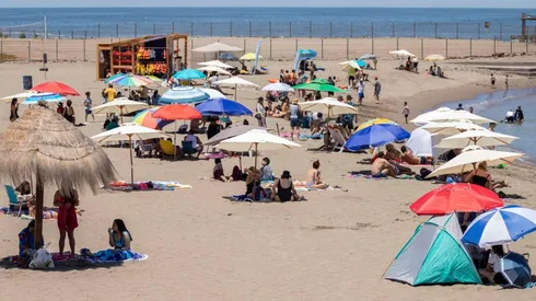 Veraneantes en Arica
