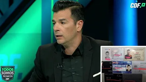 La cédula, tarjetas bancarias y credencial ANFP de González fueron publicadas en Facebook.