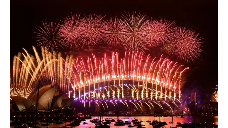 Así le dieron la bienvenida al 2021 en Australia
