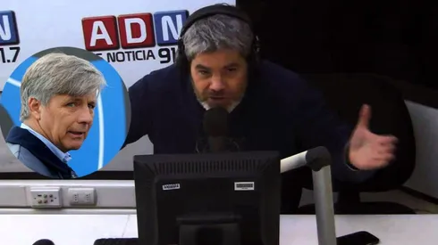 Guarello sale al paso de Harold Mayne-Nicholls por el descenso de Colo Colo y el "acabo de mundo".