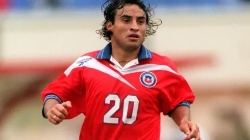 Fabián Estay con la camiseta de la selección chilena