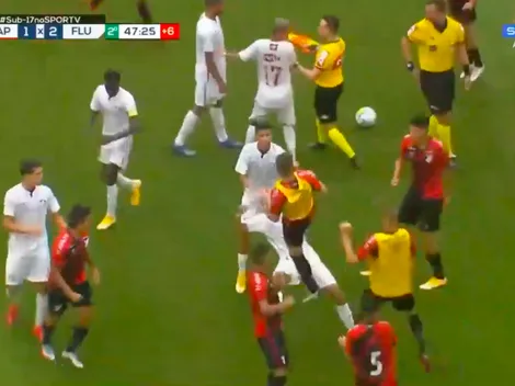 Video: final Sub-17 del Brasileirao termina en enorme pelea