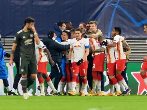 Leipzig gana y elimina al United de Champions League