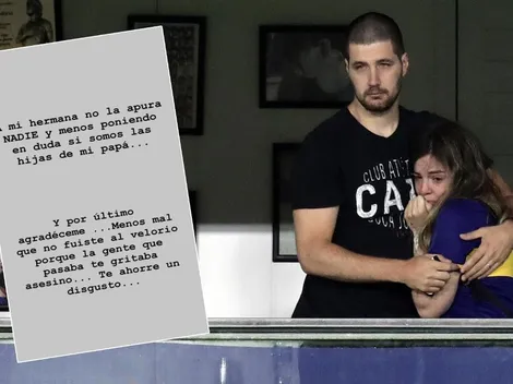 Hija de Maradona contra su abogado: "La gente te gritaba 'Asesino'"