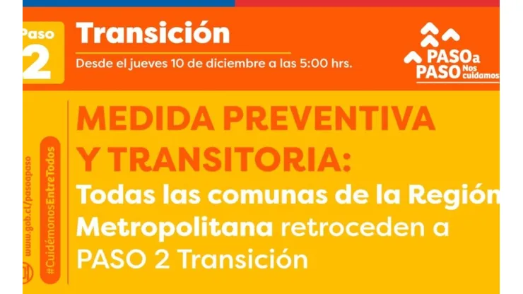 La medida es preventiva para las fiestas de fin de año.