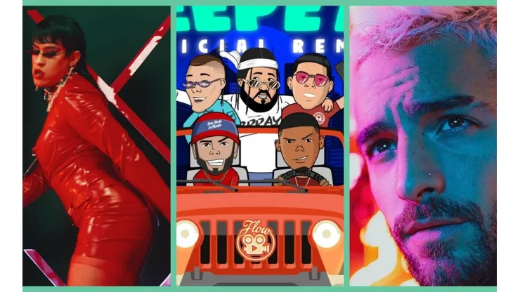 Bad Bunny, La Jeepeta y Maluma, figuran entre los videos musicales más vistos en Youtube por chilenos durante 2020.
