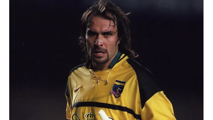 Marcelo Ramírez en su época de arquero de Colo Colo