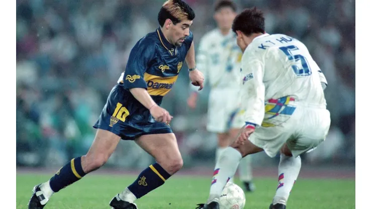 Diego Maradona en su última etapa en Boca Juniors