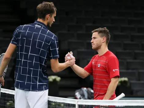 Por cumplir: Un eliminado Schwartzman enfrenta al clasificado Medvedev