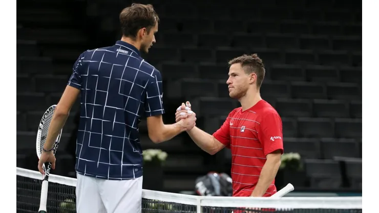 Solo días después de haberse enfrentado en París, Schwartzman y Medvedev vuelven a encontrarse.