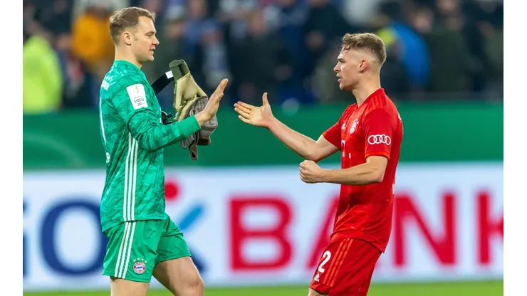 Neuer y Kimmich hacen historia en Champions