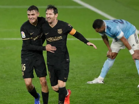 Pedri valora el apoyo de Messi: "Me da buenos consejos"