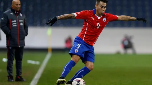 Eduardo Vargas y Jorge Samapaoli en la selección chilena