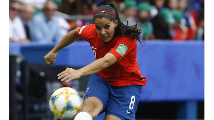 Karen Araya en la selección chilena femenina.