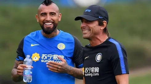 Vidal es el jugador con más partidos junto a Conte en Champions League