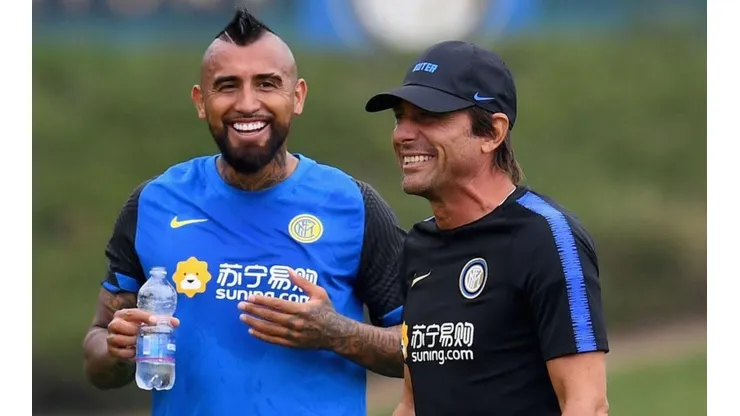 Vidal es el jugador con más partidos junto a Conte en Champions League