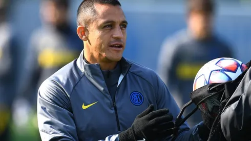 Alexis Sánchez está feliz por volver a entrenador con sus compañeros en Inter