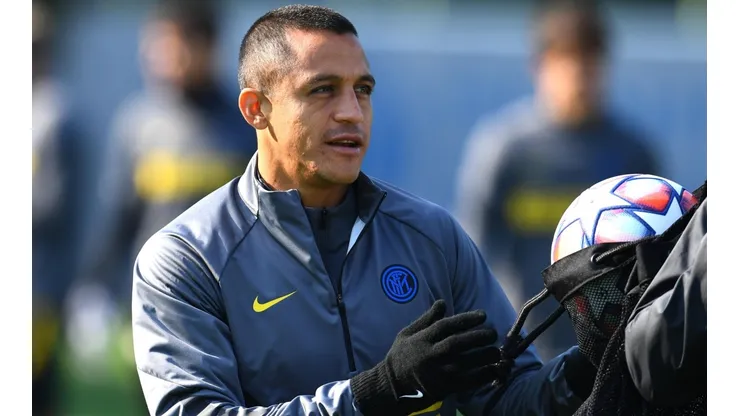 Alexis Sánchez está feliz por volver a entrenador con sus compañeros en Inter