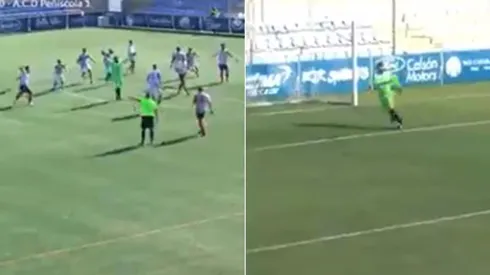 Insólito final en el fútbol regional de España.