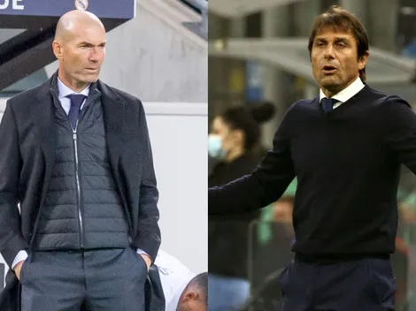 El primer frente a frente de Zidane y Conte en Champions League