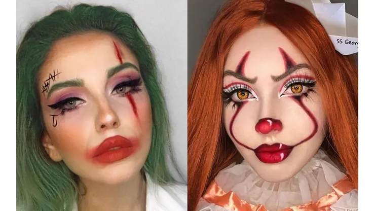 Sorprende con estos maquillajes de Halloween | Fotos: @julianna.mur / @makeupsedakurkcu