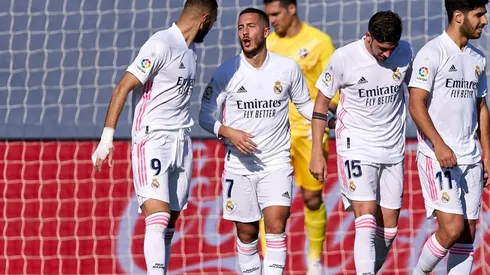Real Madrid festeja ante el Huesca