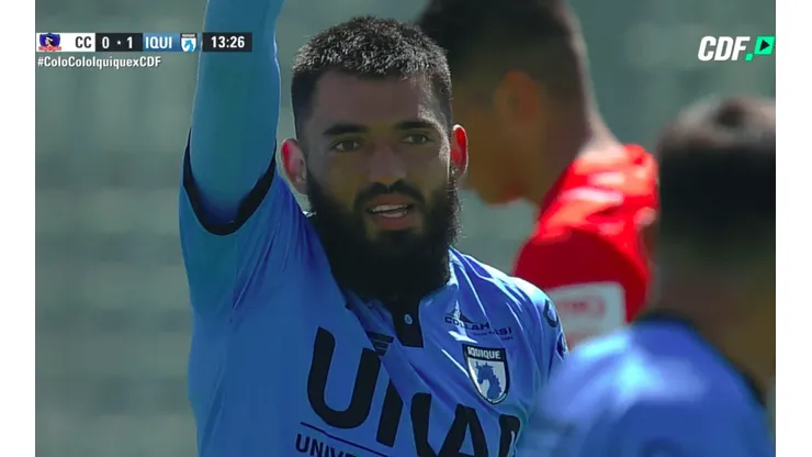 Diego Orellana clavó la pelota en el ángulo