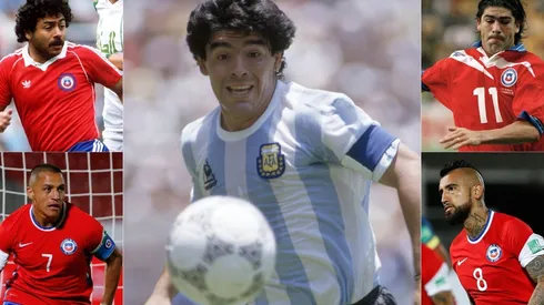 Diego Armando Maradona evoca distintos jugadores del fútbol chileno, una fantasía que quisiéramos haber visto en la cancha
