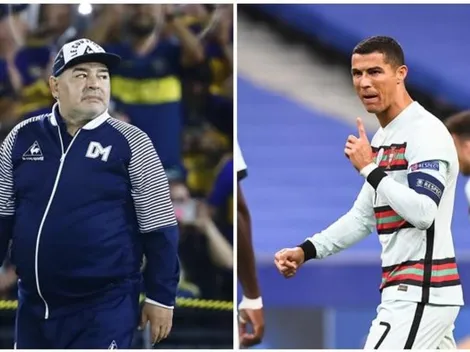 CR7 a Maradona: “Eres el número uno, pero después del Bicho”
