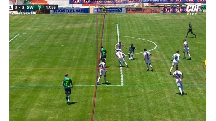 Una polémica decisión del videoarbitraje dejó a Sebastián Ubilla sin celebrar en el partido entre Cobresal y Wanderers