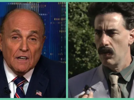 Sacha Baron Cohen le reponde a Giuliani por escena en "Borat 2"