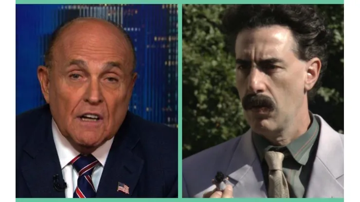 Sacha Baron Cohen le reponde a Giuliani por escena en "Borat 2"