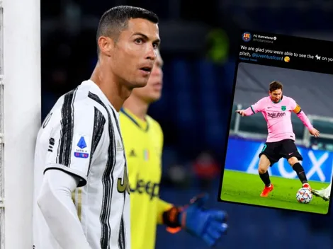 Barcelona se burla de CR7 tras triunfo ante Juventus en Turín