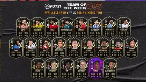 Equipo de la semana 5 de FIFA 21