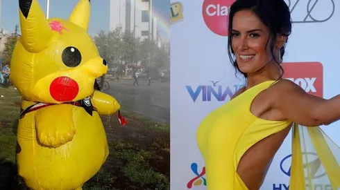 Adriana Barrientos y "Tía Pikachu" se ofrecen como candidatas a conformar la Convención Constitucional | Foto: Agencia Uno