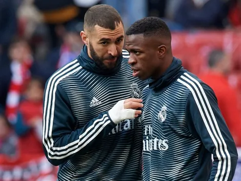 Karim Benzemá pide que no le den pases a Vinicius Jr.