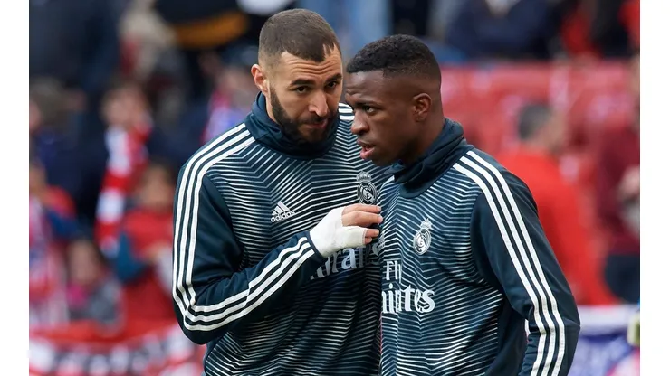 Karim Benzemá comparte ataque con Vinicius Jr. en el Real Madrid, pero parece que el Gato no está muy de acuerdo