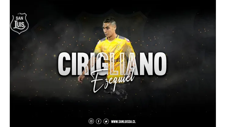 Cirigliano tuvo su estreno en el profesionalismo a los 18 años de la mano de River Plate de Argentina.