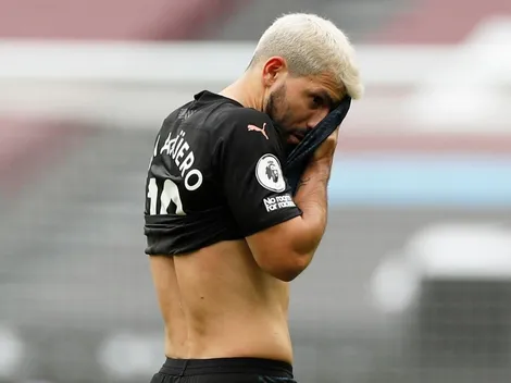 Kun Agüero sufre nueva lesión y estará hasta un mes sin fútbol