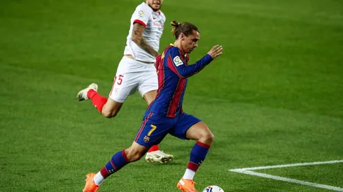 Antoine Griezmann ante el Sevilla