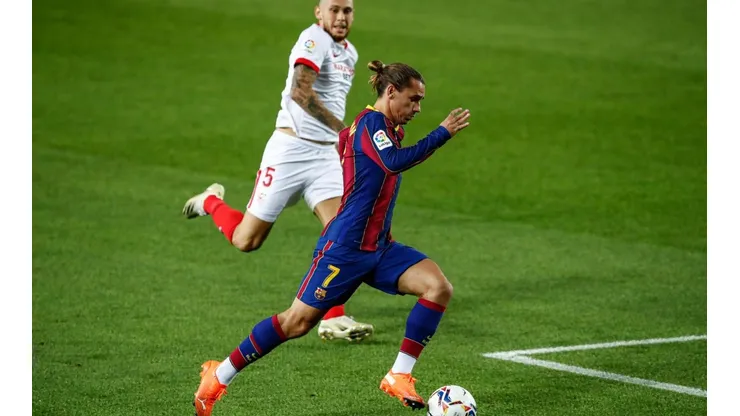 Antoine Griezmann ante el Sevilla