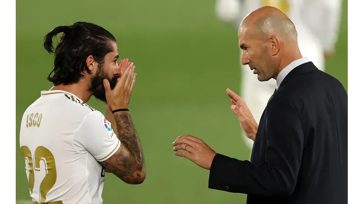 Isco y Zinedine Zidane en la Liga 2019-2020