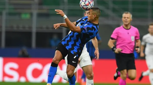 Alexis Sánchez se lesionó en el debut de esta temporada en Champions, ante Borussia Mönchengladbach