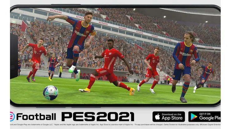 PES 2021 Mobile ya disponible