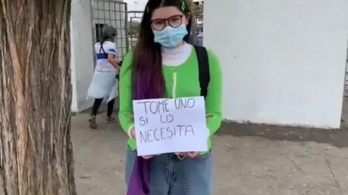 La adolescente hizo un llamado a su pares jóvenes a ser partícipes de este proceso constituyente.