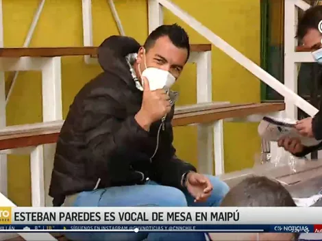 Esteban Paredes es vocal de mesa en el Plebiscito 2020