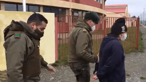 El hombre no opuso resistencia en la detención por parte de Carabineros.