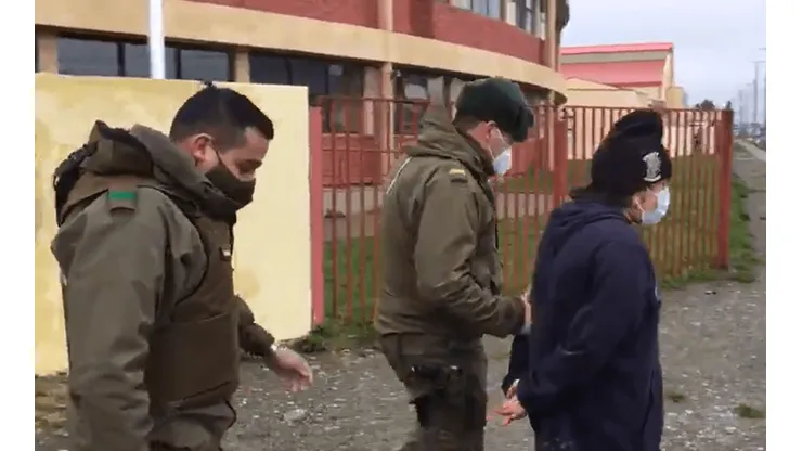 El hombre no opuso resistencia en la detención por parte de Carabineros.